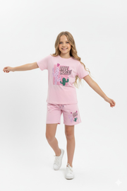 Free Hugs Short Co-Ord Set (Girls)