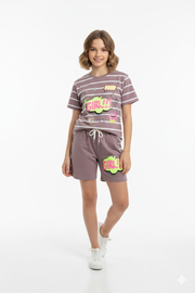 Girlz! Printed Short Co-Ord Set (Girls)