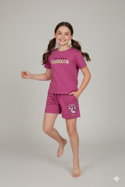 Friends Forever Printed Short Co-Ord Set (Girls)