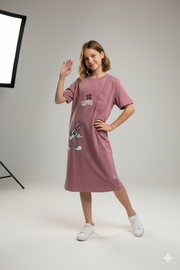 Be Happy Bugs Bunny T-Shirt Dress (Girls)