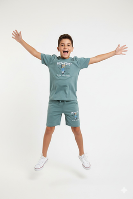 Monday Mood Bear Summer Short Set (Boys)