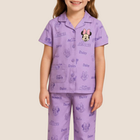 Minnie & Daisy Purple Nightset (Girls)
