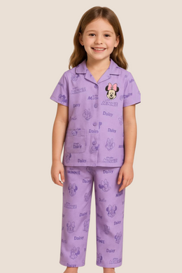 Minnie & Daisy Purple Nightset (Girls)