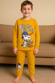 Snoopy Mustard Nightwear Set (Boys)