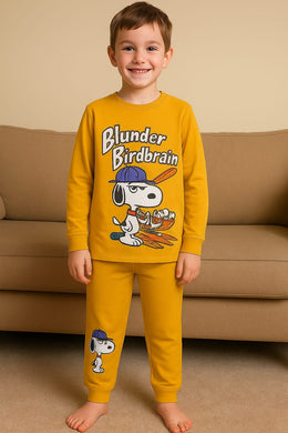 Snoopy Mustard Nightwear Set (Boys)