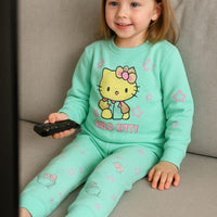 Hello Kitty Mint Pajama Set (Girls)
