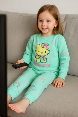 Hello Kitty Mint Pajama Set (Girls)