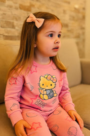 Hello Kitty Pink Pajama Set (Girls)